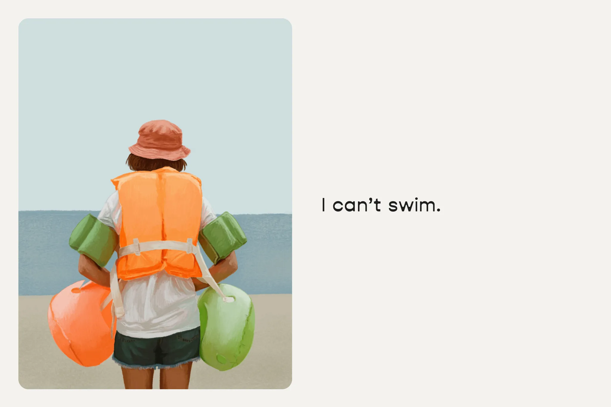 can't swim